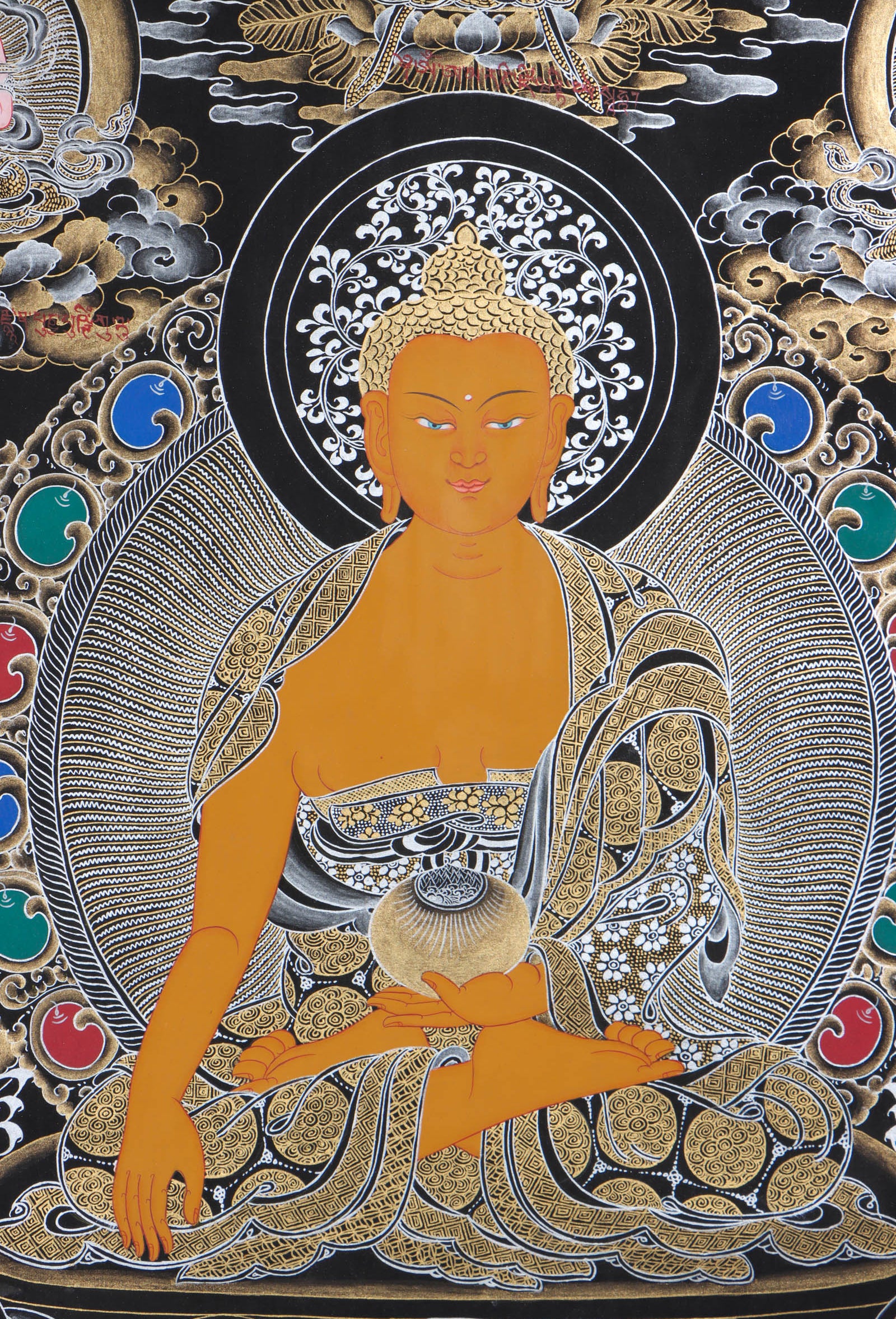 Shakyamuni Buddha with Tara thangka painting - Lucky Thanka