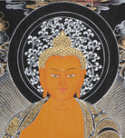 Shakyamuni Buddha with Tara thangka painting - Lucky Thanka