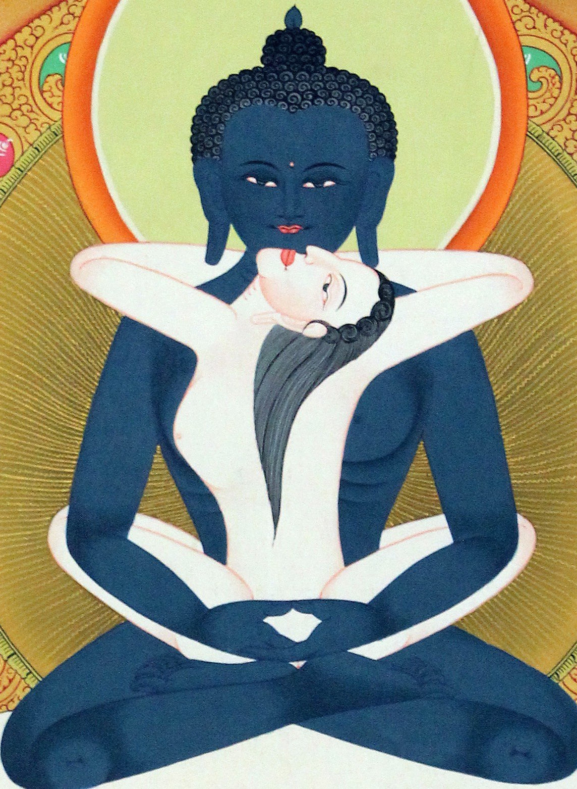 Samantabhadra Buddha - Lucky Thanka