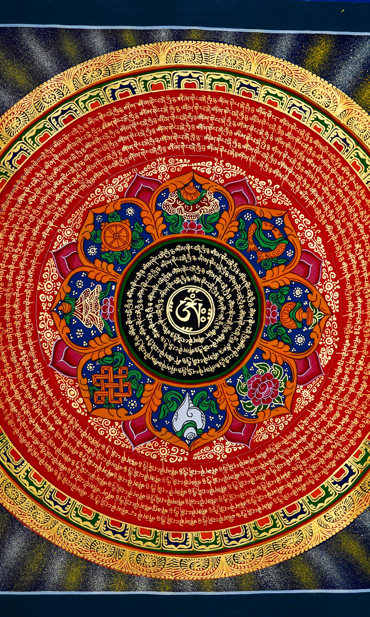 Auspicious Mandala for Family - Lucky Thanka