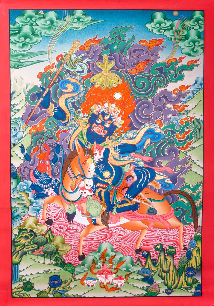 Palden Lhamo Painting - Lucky Thanka
