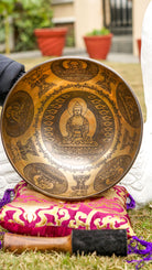 Singing Bowl - Buddha with mantra - LuckyThanka