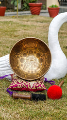 Seven Chakra Engraved Singing Bowl - Chakra healing - Lucky Thanka