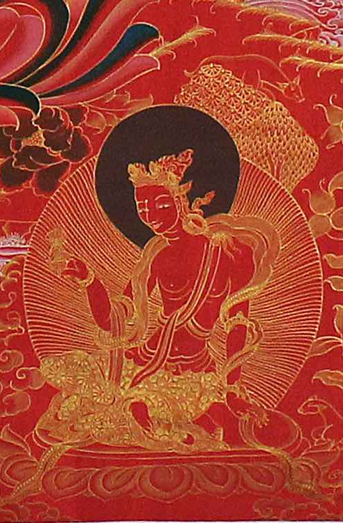 Tibetan Thangka Painting of Shakyamuni Buddha - Lucky Thanka