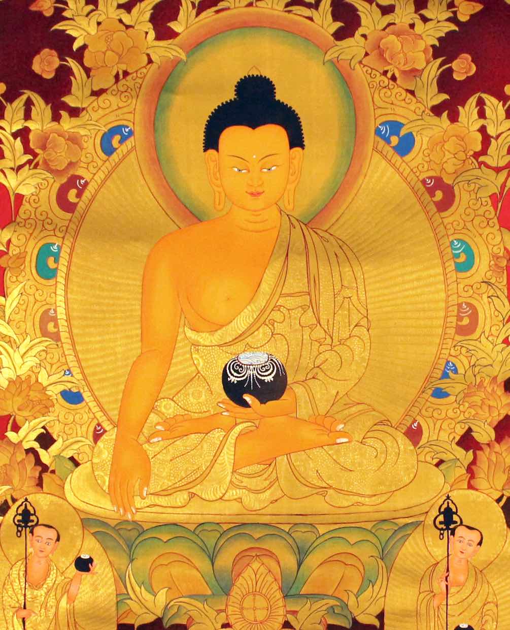 Shakyamuni Buddha Authentic Thangka - Lucky Thanka