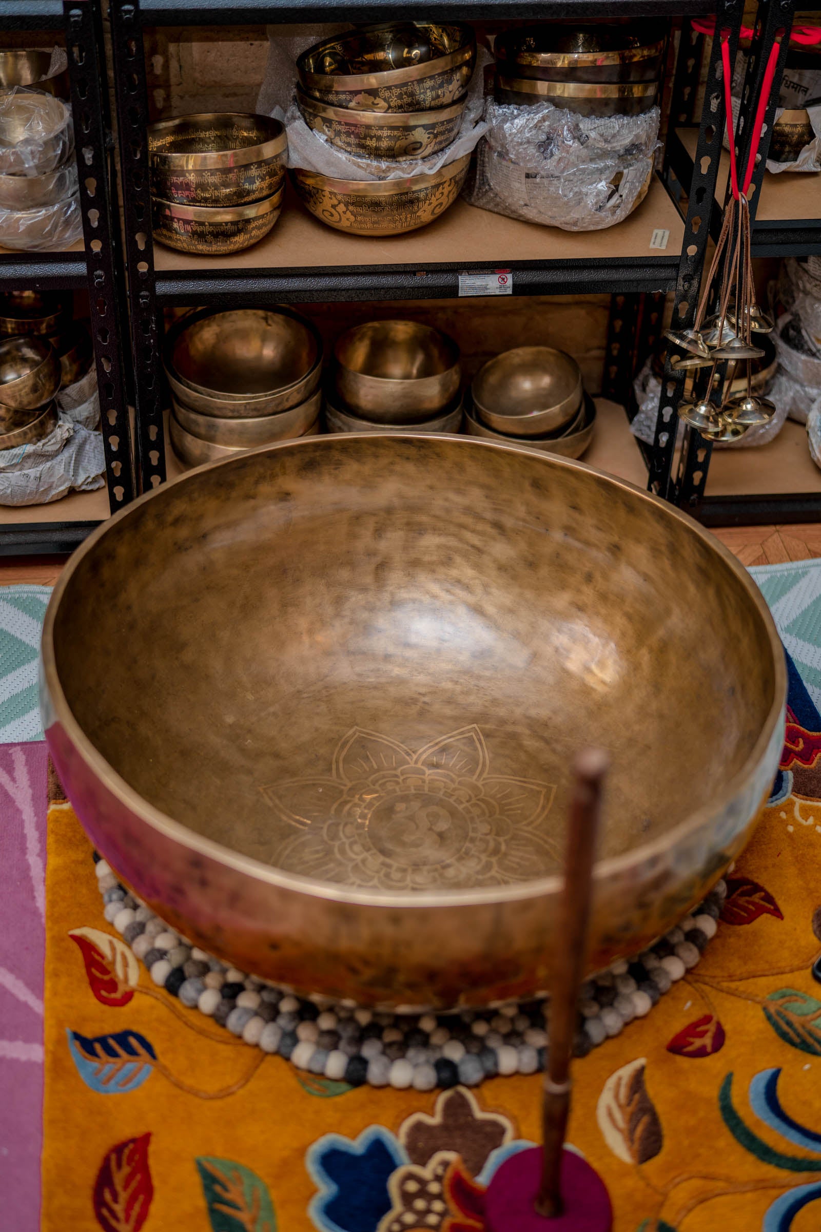 29-inch Singing Bowl from Himalayas -Lucky Thanka