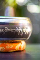 Buddha Mandala Carved Singing Bowl - Lucky Thanka