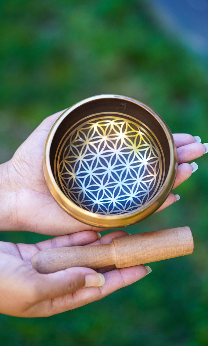 Seed of Life Singing Bowl - Lucky Thanka