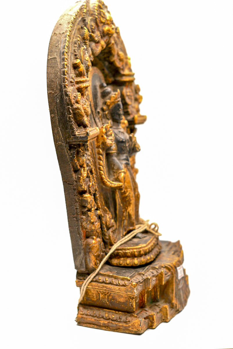 Standing Avalokiteshvara Sculpture - Lucky Thanka