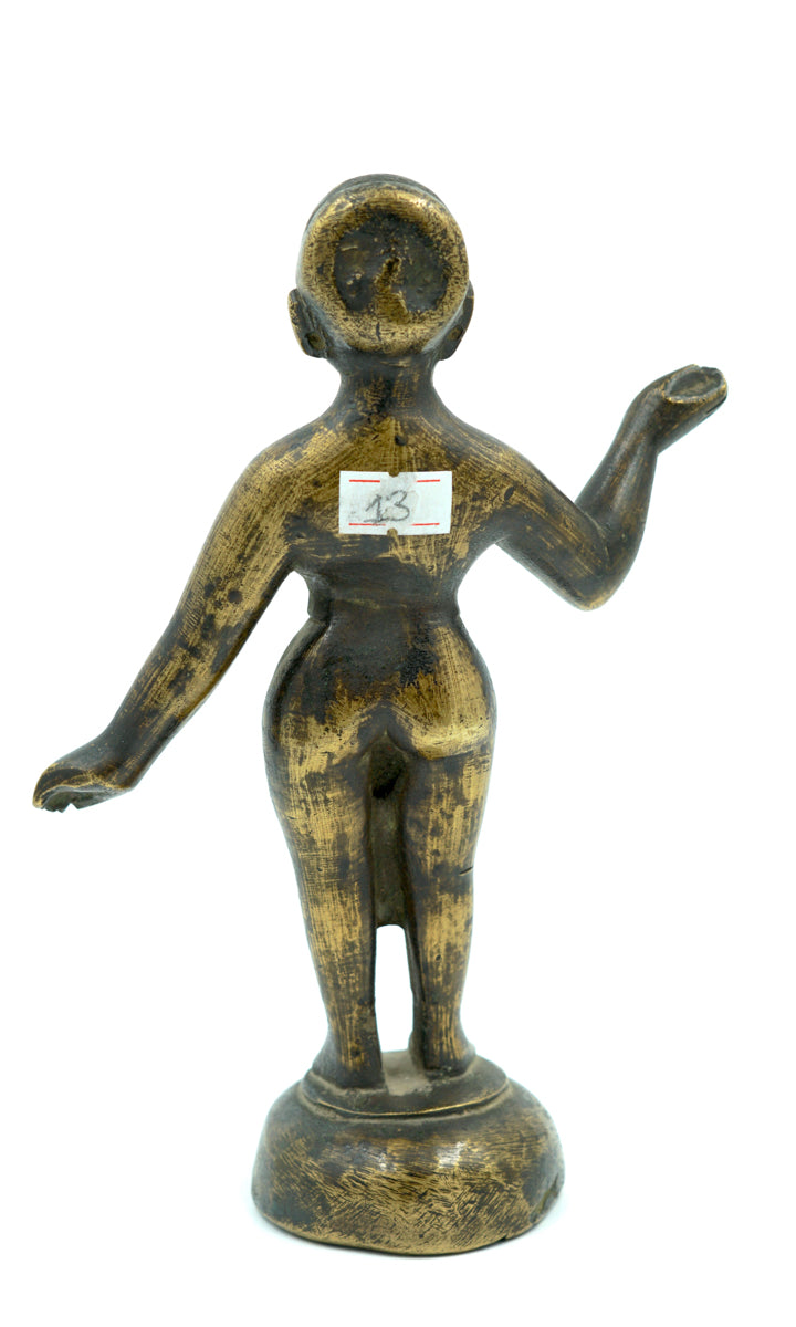 Vintage Bronze Statue of Standing Woman - Lucky Thanka