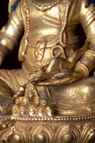 Gold Plated Zambala Statue - Lucky Thanka