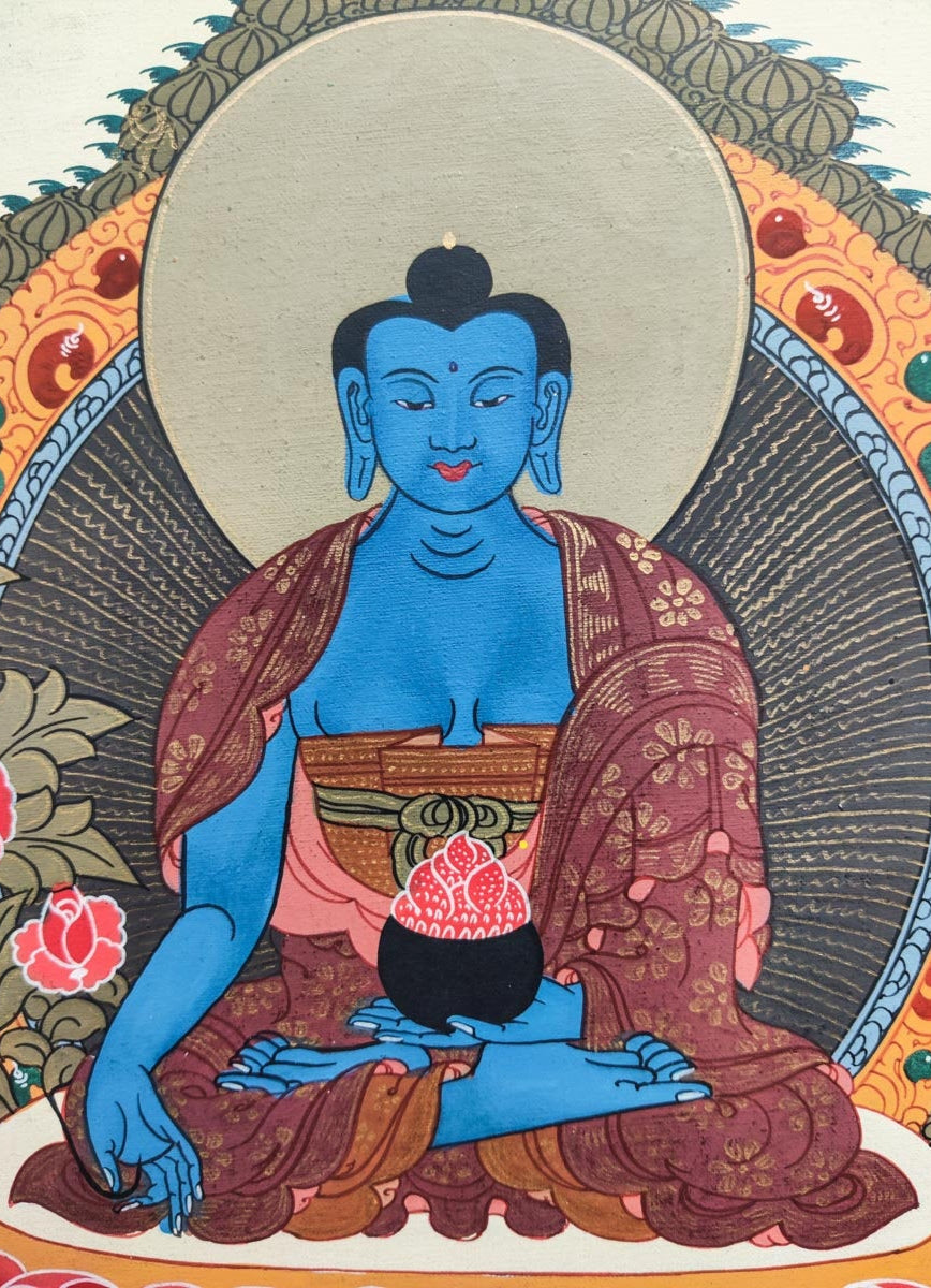 Paradise of Medicine Buddha - Lucky Thanka