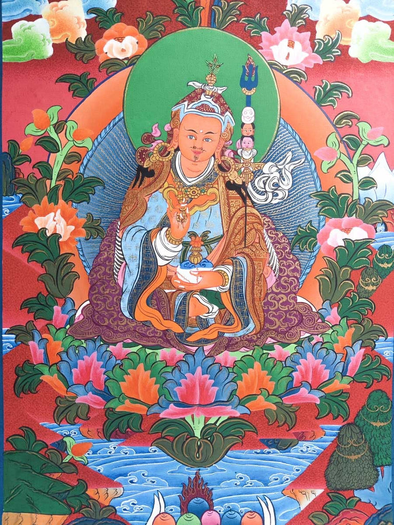 Guru Rinpoche Thangka - Lucky Thanka