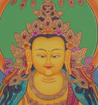 Ratnasambhava Newari Buddha - Hand painted by skillful artisan - Lucky Thanka