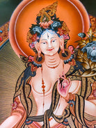 White Tara Thangka arts - Lucky Thanka