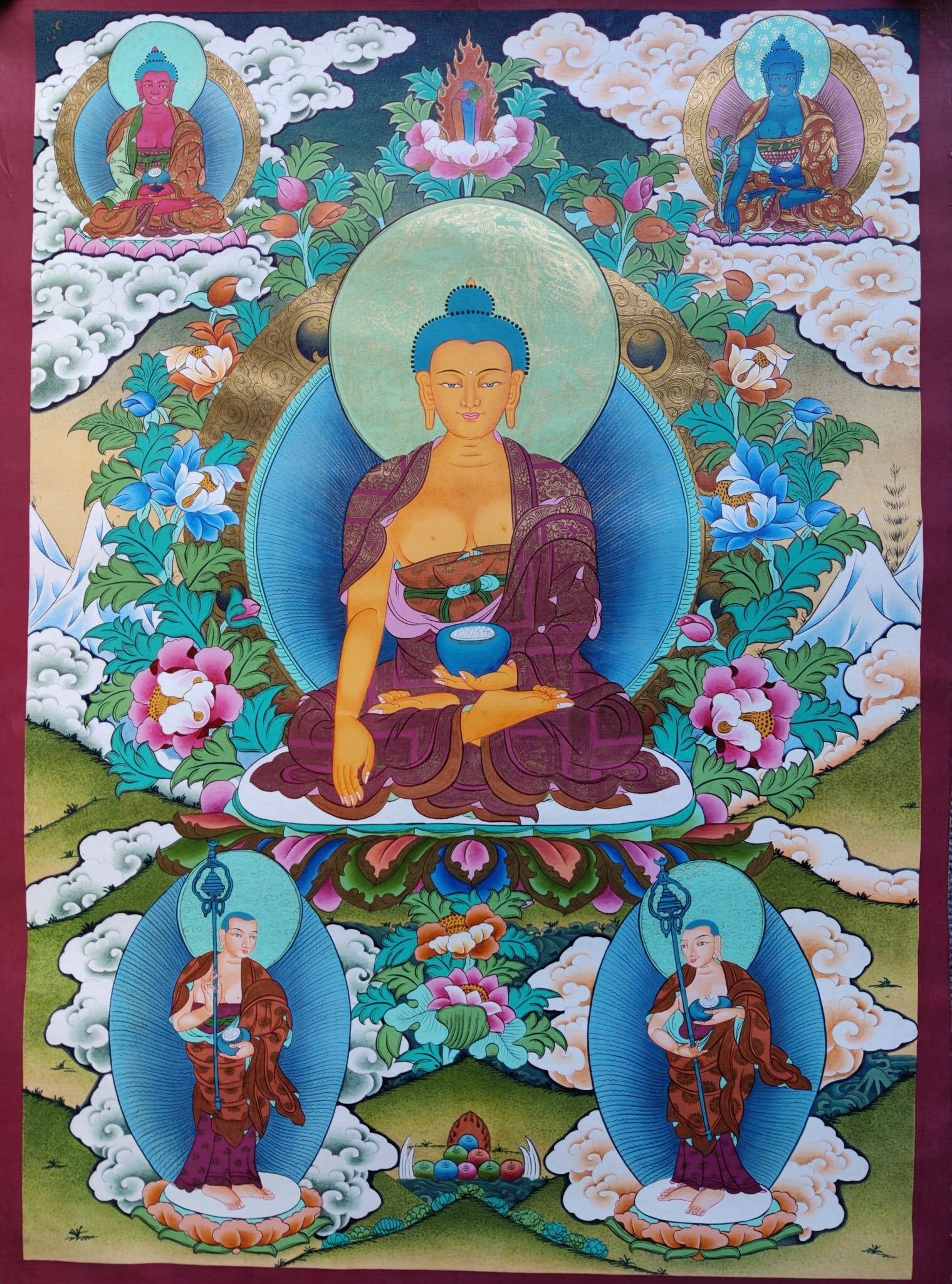 High Quality Shakyamuni Buddha Thangka - Lucky Thanka