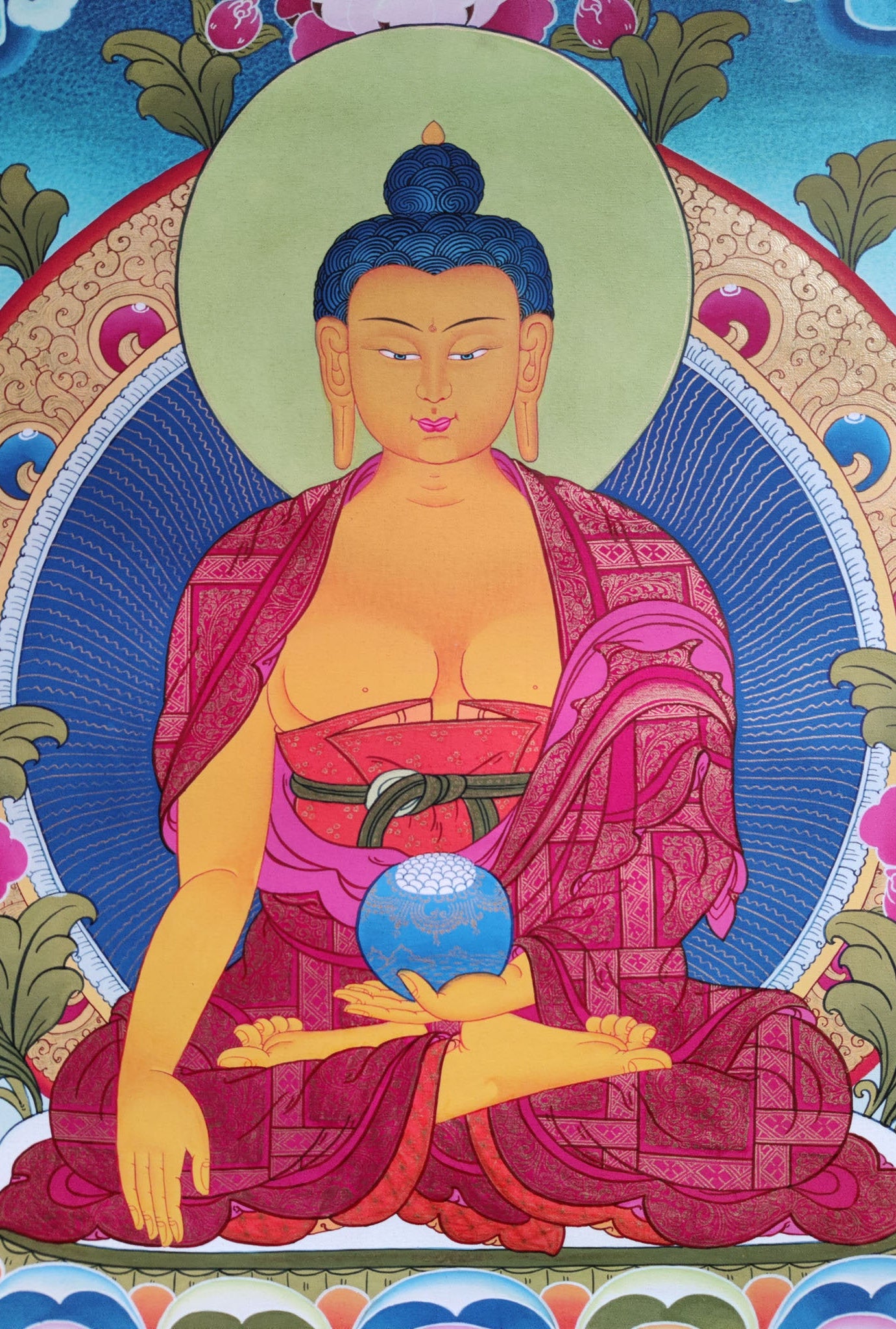 High Quality Shakyamuni Buddha - Lucky Thanka