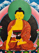 THANGKA Painting of Shakyamuni Buddha - Lucky Thanka