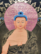 Shakyamuni Buddha Tibetan Painting - Lucky Thanka