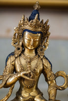 Golden Vajrasattva Fine Carving Statue - Lucky Thanka