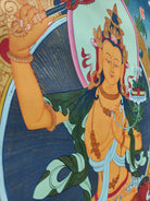 Sword of Manjushri Thangka - Lucky Thanka