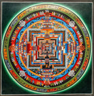 Sacred Kalachakra Mandala Arts - Lucky Thanka