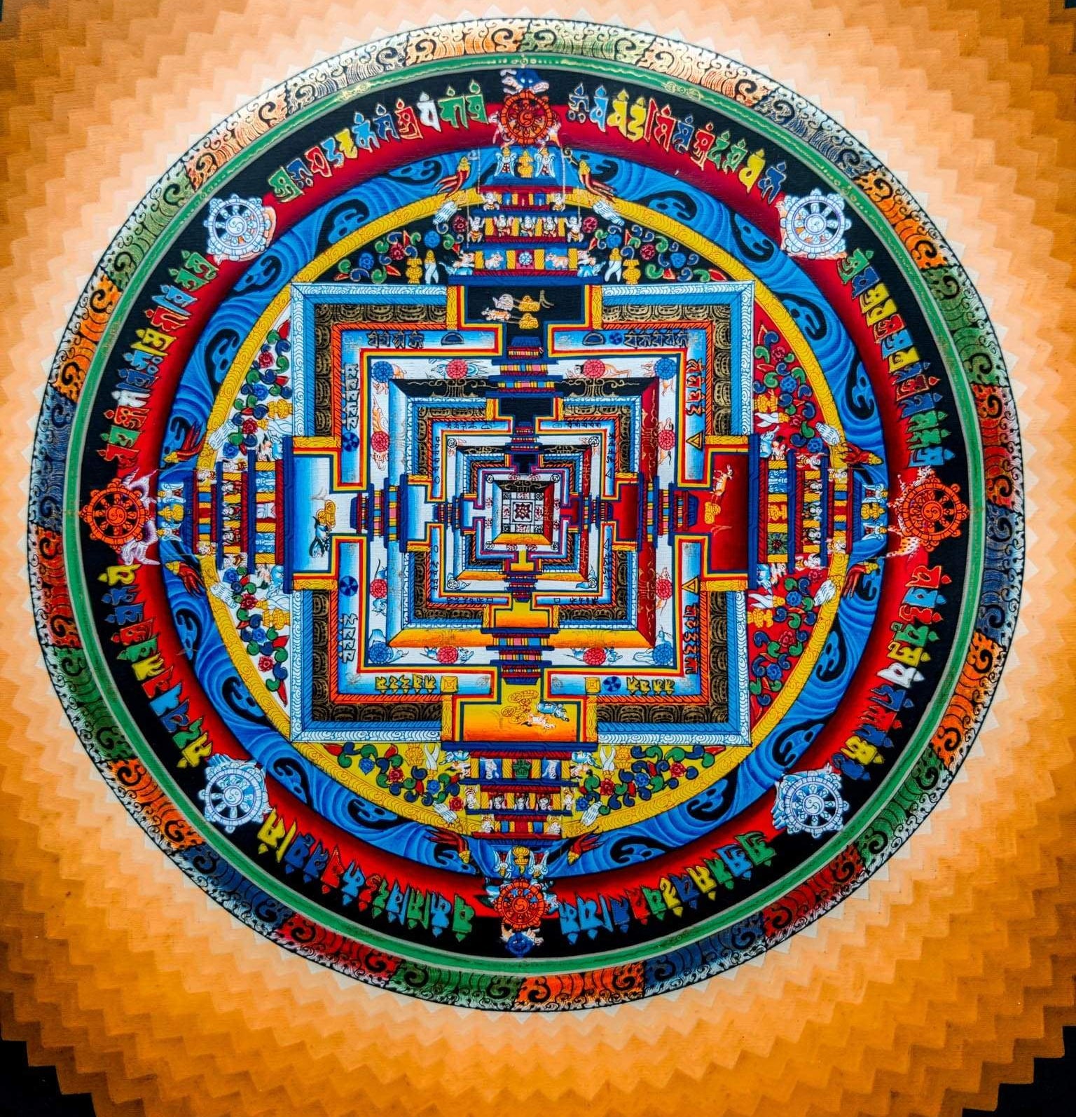 Tibetan Mandala Thangka art - Lucky Thanka