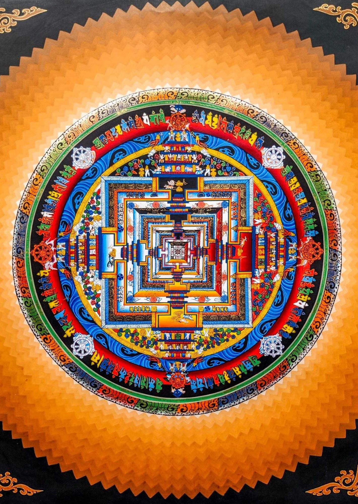 Tibetan Mandala Thangka art - Lucky Thanka