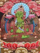 5 Manjushri Thangka Paintings - Lucky Thanka