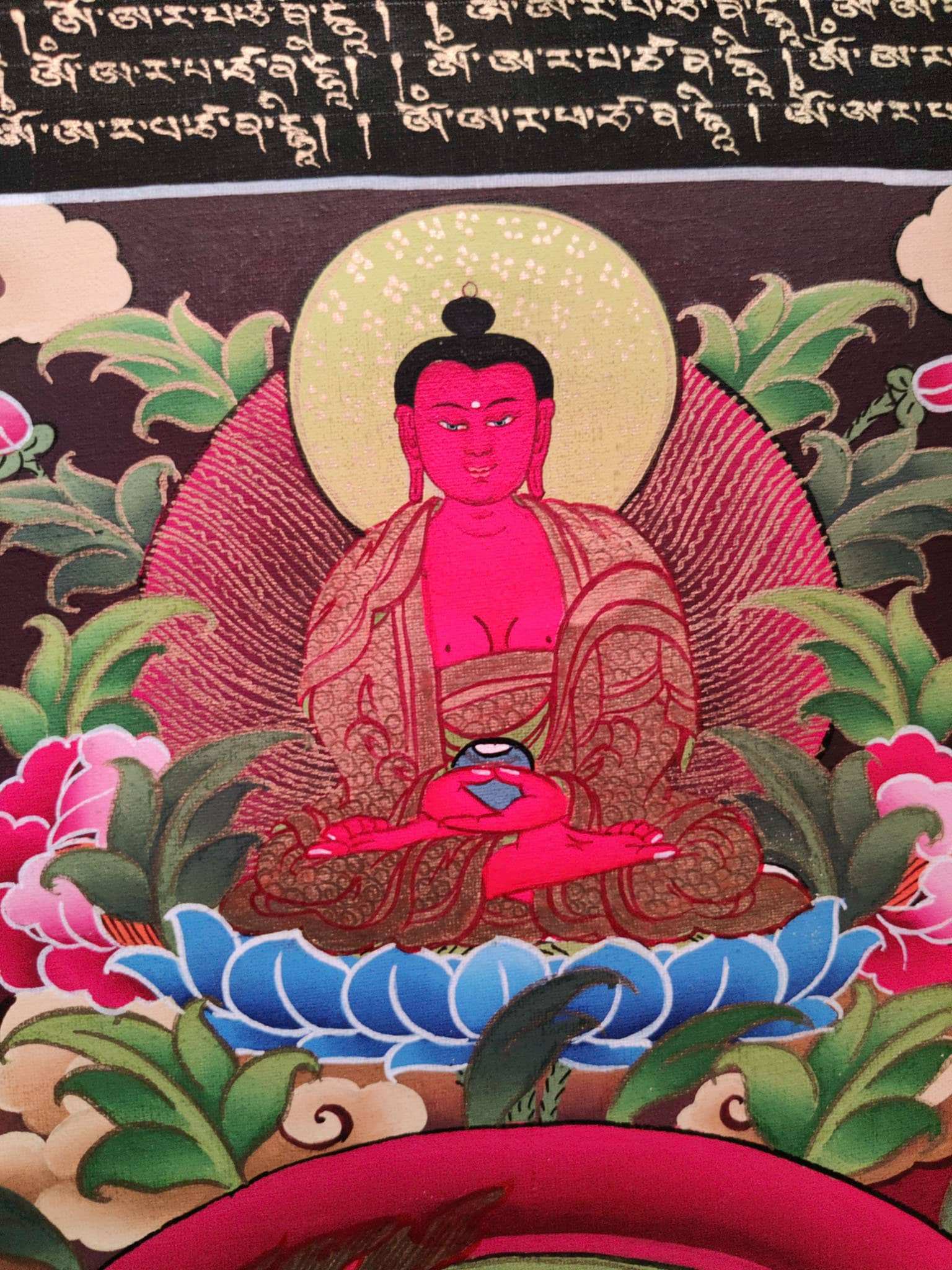 5 Manjushri Thangka Paintings - Lucky Thanka