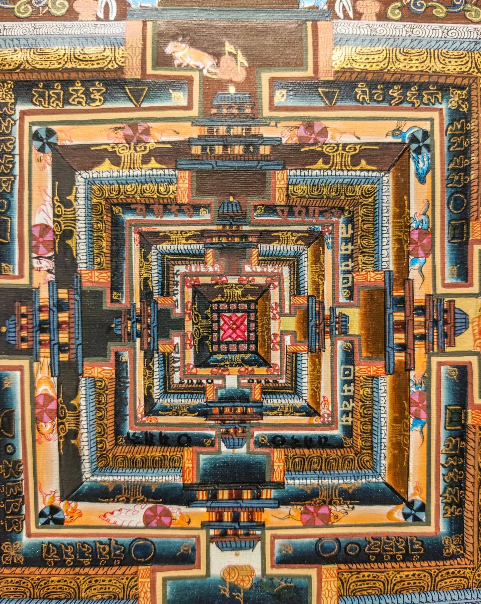 Tibetan Mandala - Lucky Thanka