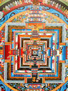 Sacred Kalachakra Mandala Arts - Lucky Thanka