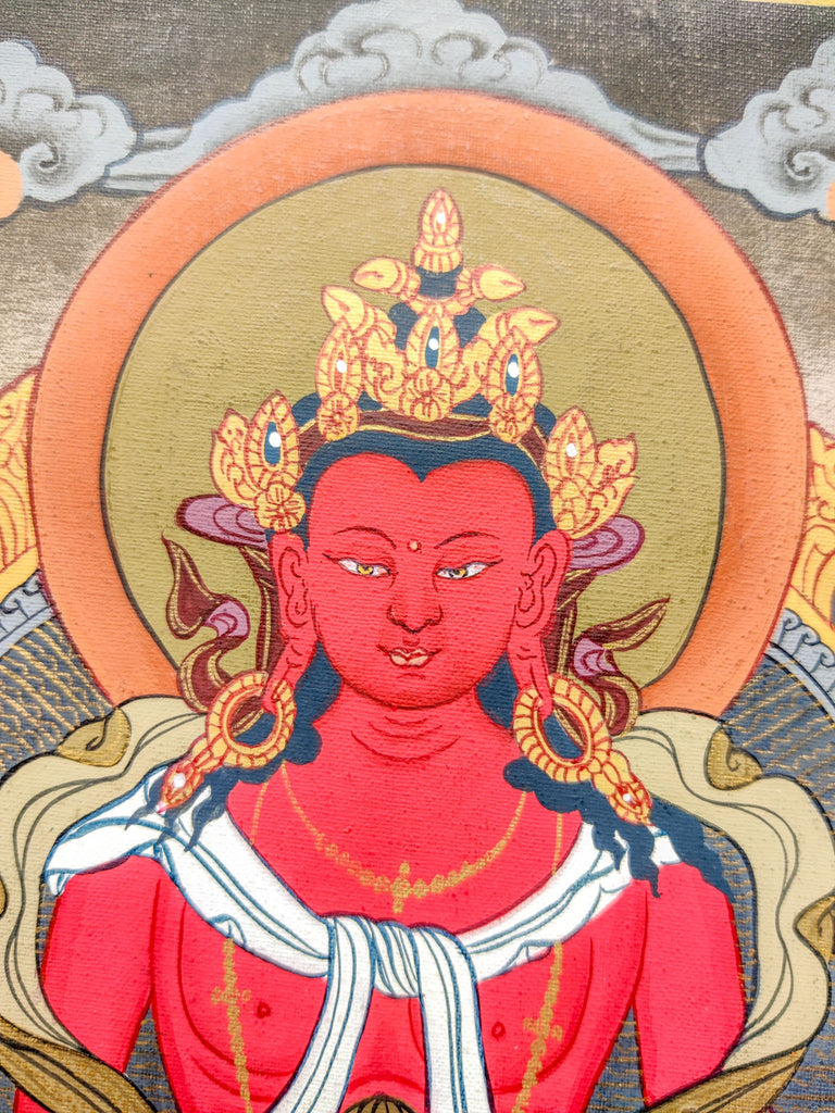 Amitayus Buddha Thangka - Lucky Thanka