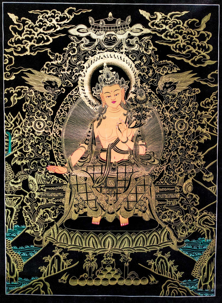 Maitreya Buddha Art - Lucky Thanka