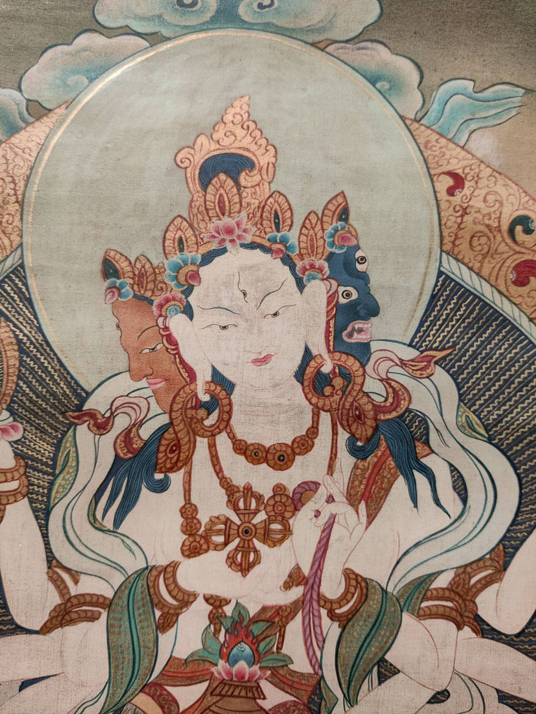 Old Namgyalma Antique Art - Lucky Thanka