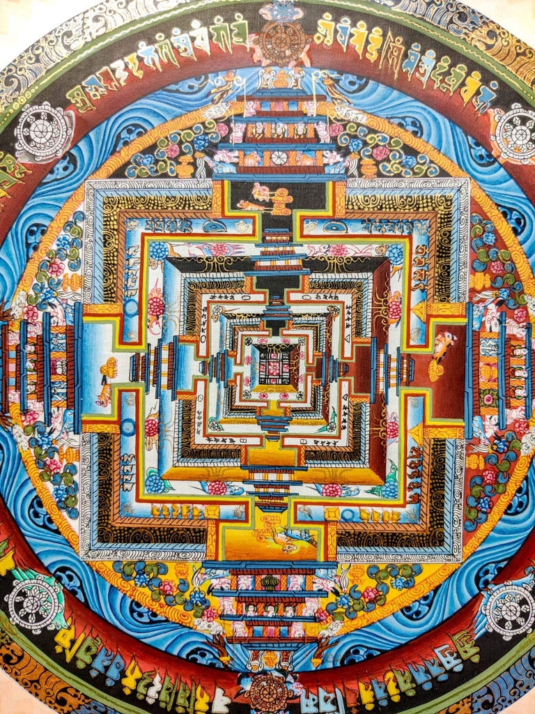 Kalchakra Mandala Thangka - Lucky Thanka