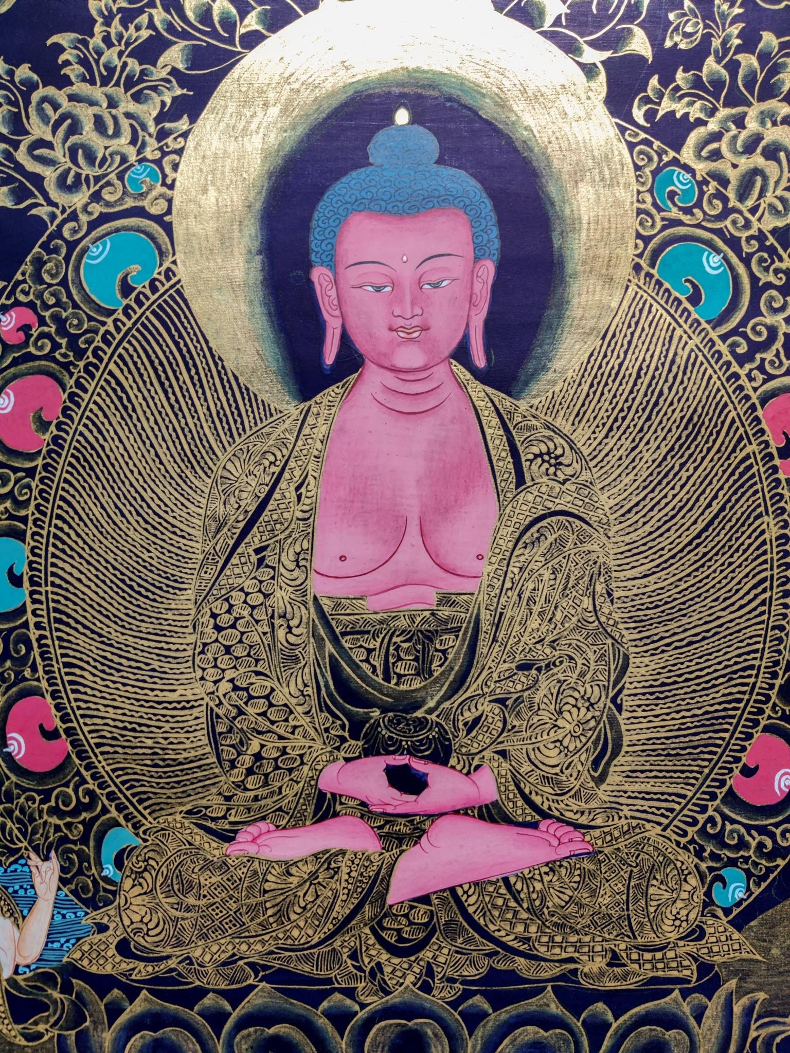 Buddha Amitabha - Lucky Thanka