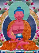 Western Pure Land of Amitabha Buddha - Lucky Thanka