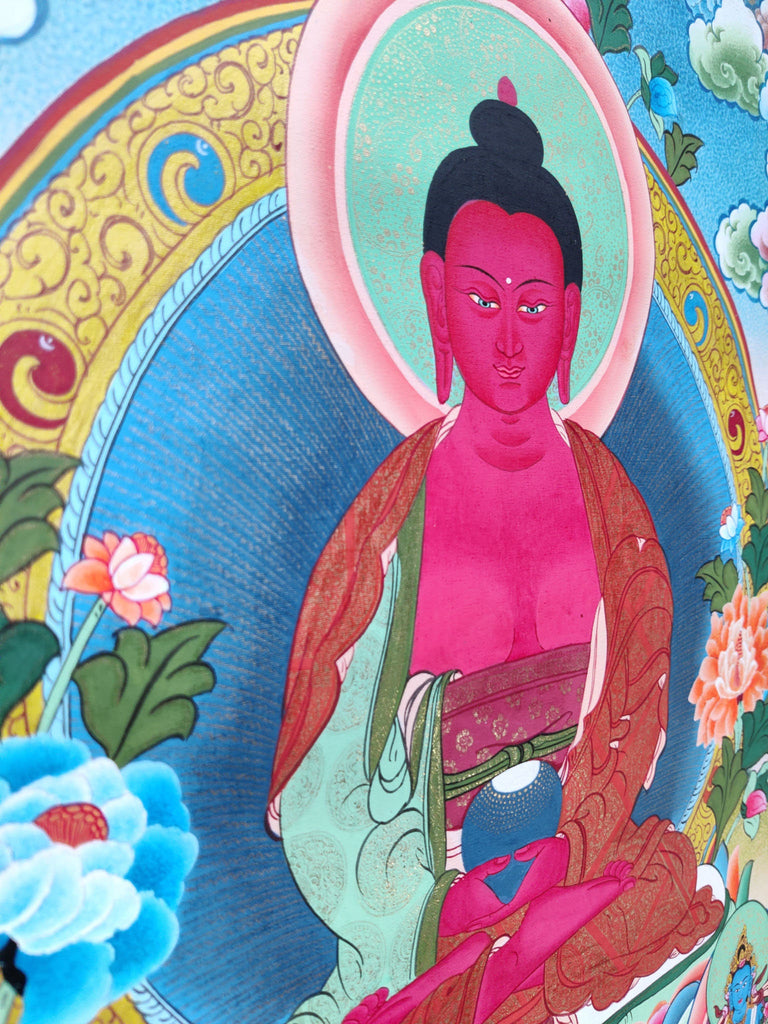 Amitabha Buddha Painting - Lucky Thanka