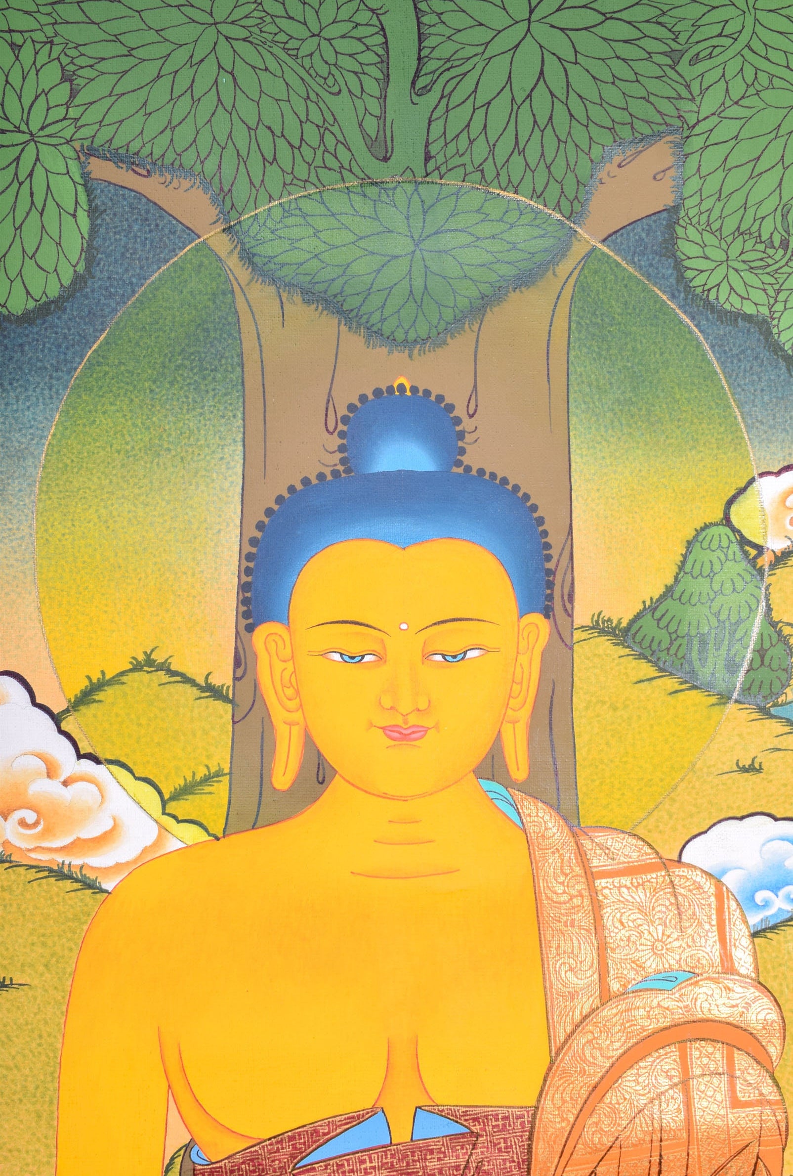 Shakyamuni Buddha thangka - Lucky Thanka