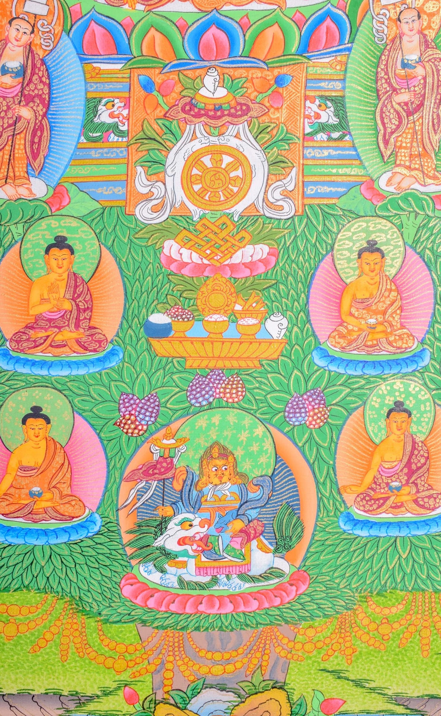 35 Buddha Thanka Art with Shakyamuni - Lucky Thanka