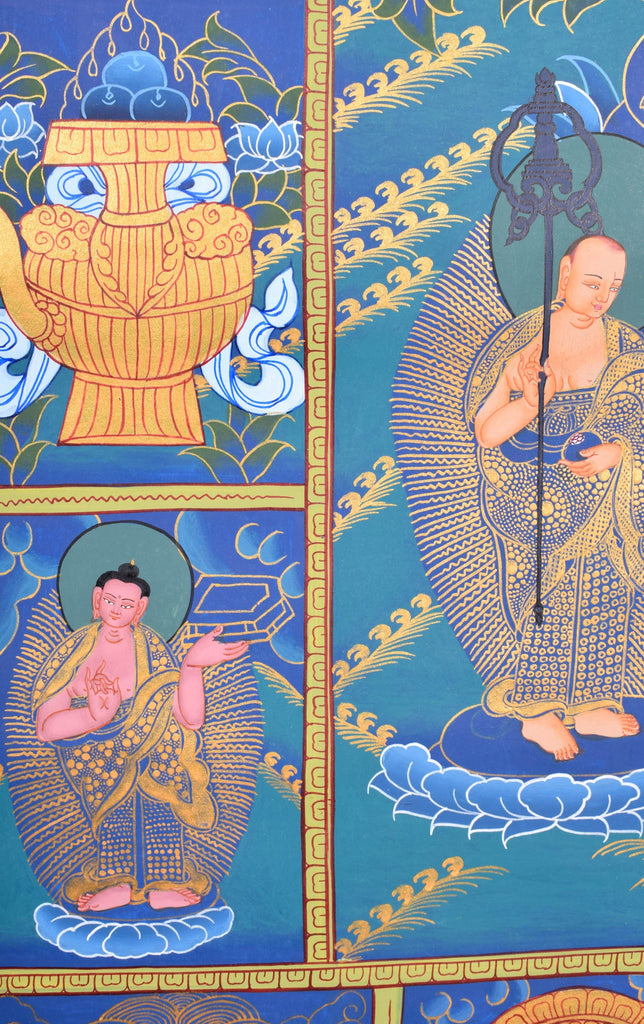 Handmade Thangka Art of Shakyamuni Buddha - Lucky Thanka