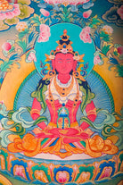 Western Pure Land of Amitayus Buddha - Lucky Thanka