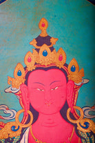 Red Manjushri - Lucky Thanka