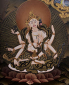 Amitayus Buddha Thangka painting - Lucky Thanka