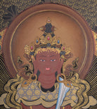Amitayus Thangka Painting on cotton canvas - Lucky Thanka