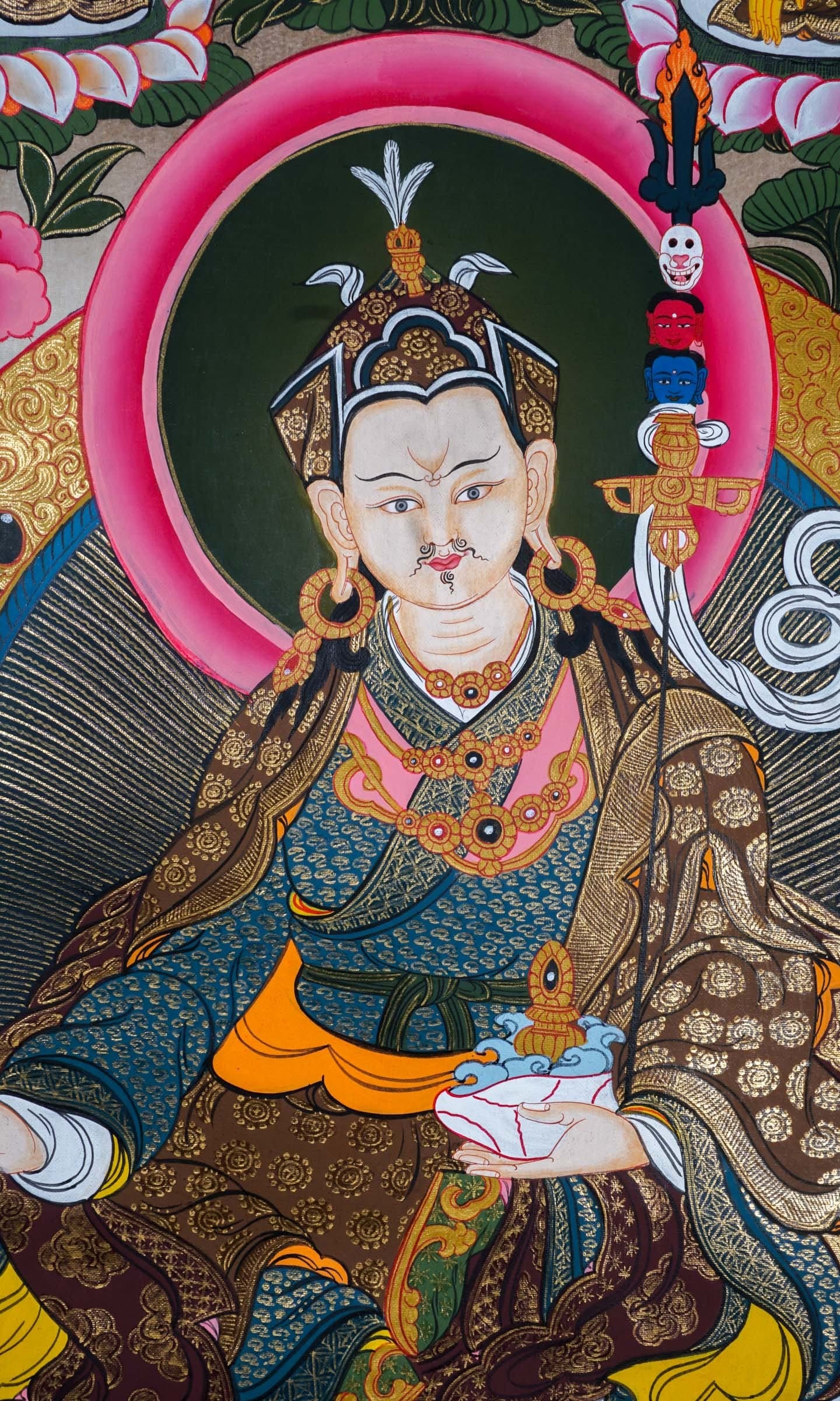 Guru Rinpoche Thangka Art - Lucky Thanka