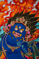 Vajrapani Buddhist Thangka Painting - Buddhism Art - Lucky Thanka