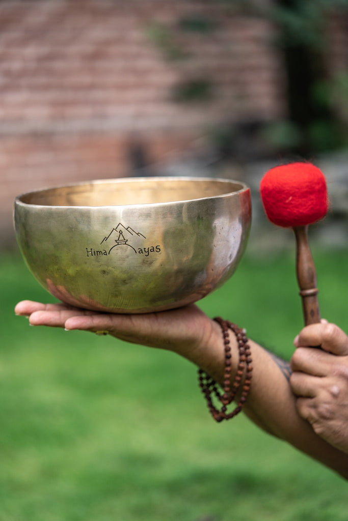 Buddha Shakti Carved Singing Bowl - Lucky Thanka
