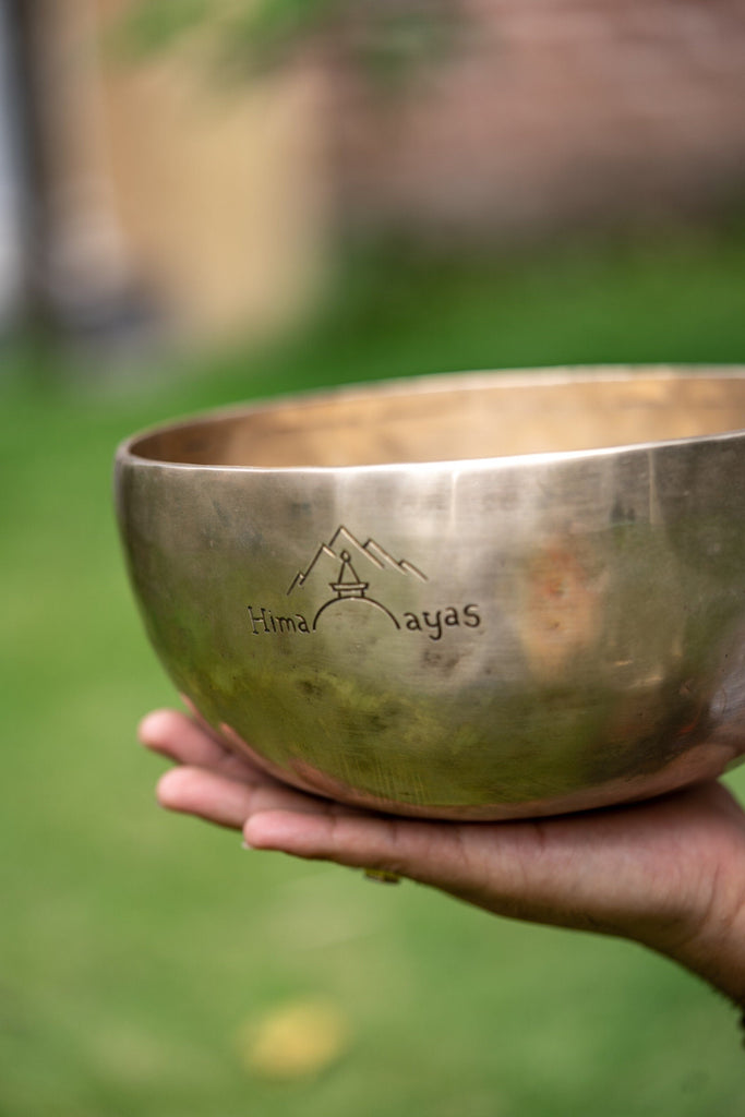 Buddha Shakti Carved Singing Bowl - Lucky Thanka